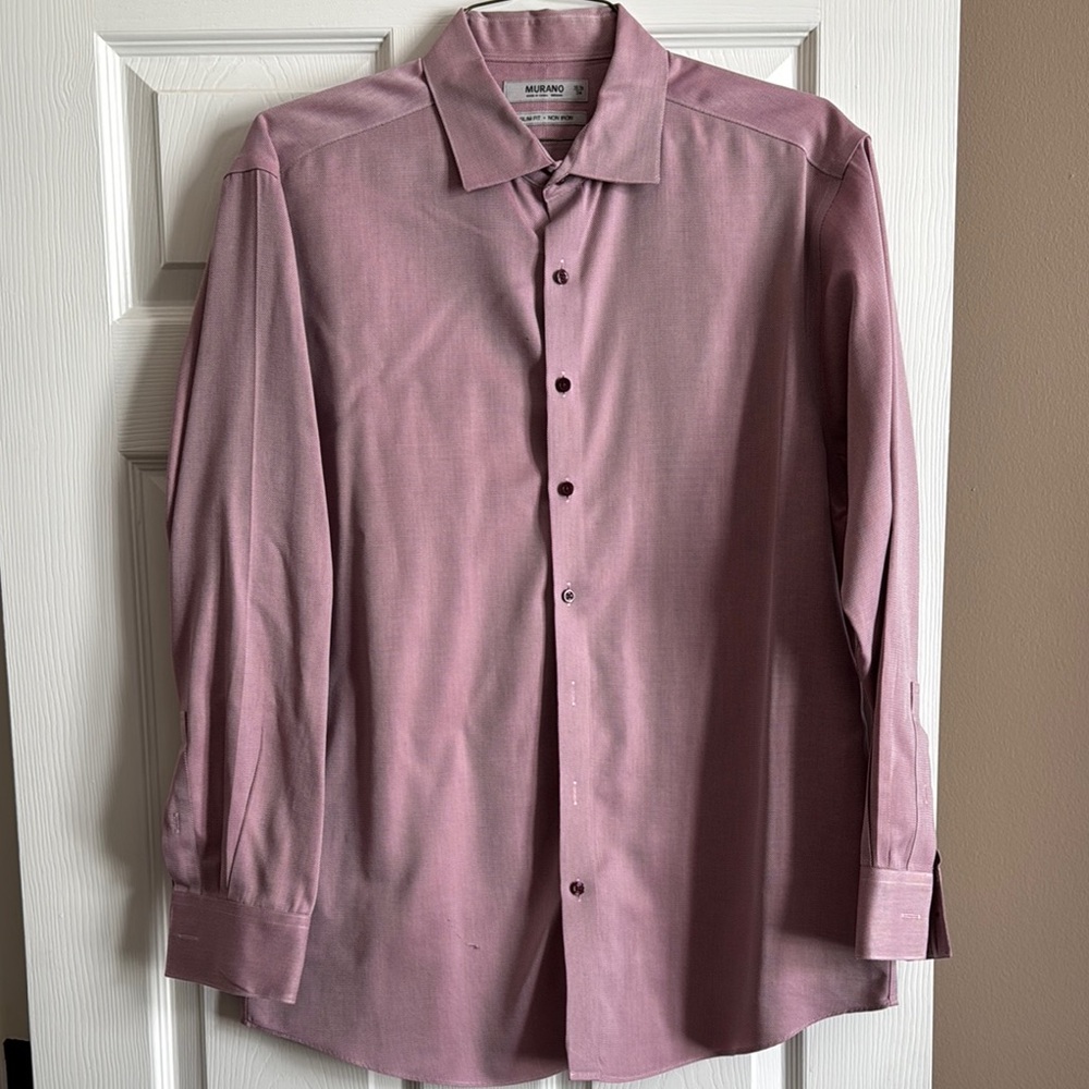 Murano Men's Button Down Dress Shirt